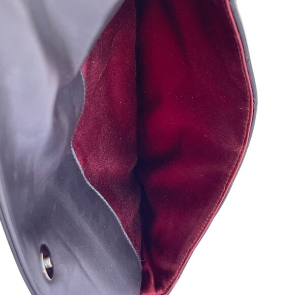 CHANEL Black Patent Leather Quilted Chain Wallet Bag Shoulder Clutch WOC - Picture 12 of 16